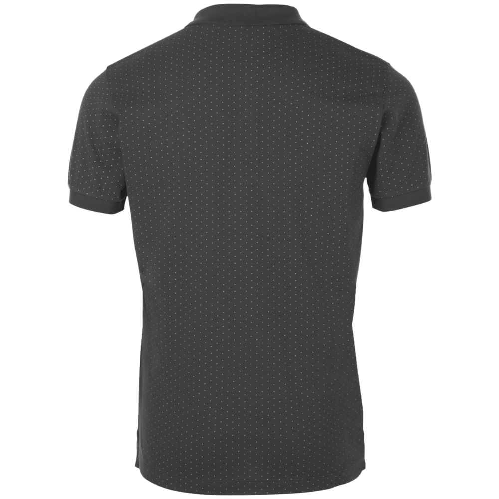 Рубашка поло мужская Brandy Men, темно-серая с белым (Миниатюра WWW (1000))