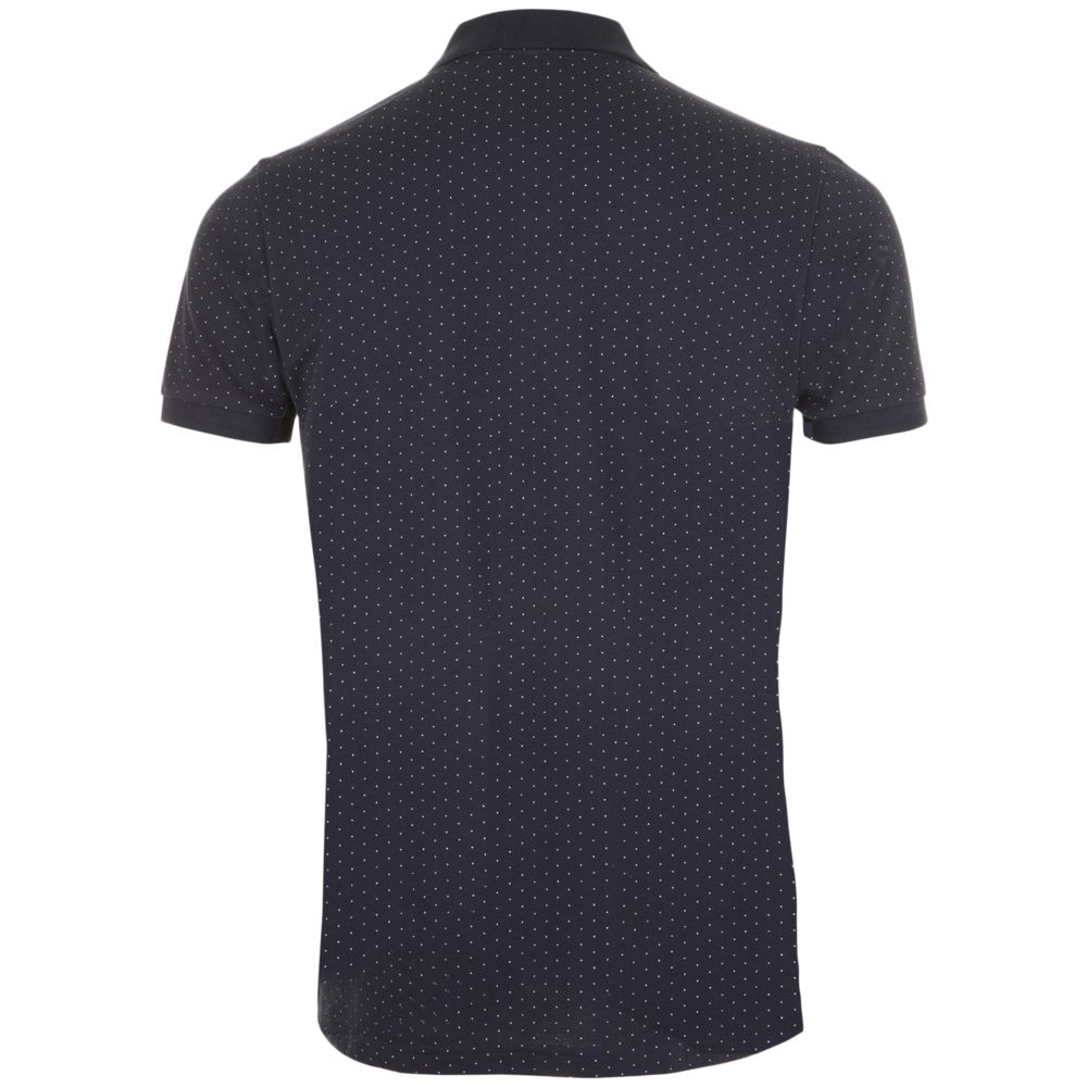 Рубашка поло мужская Brandy Men, темно-синяя с белым (Миниатюра WWW (1000))