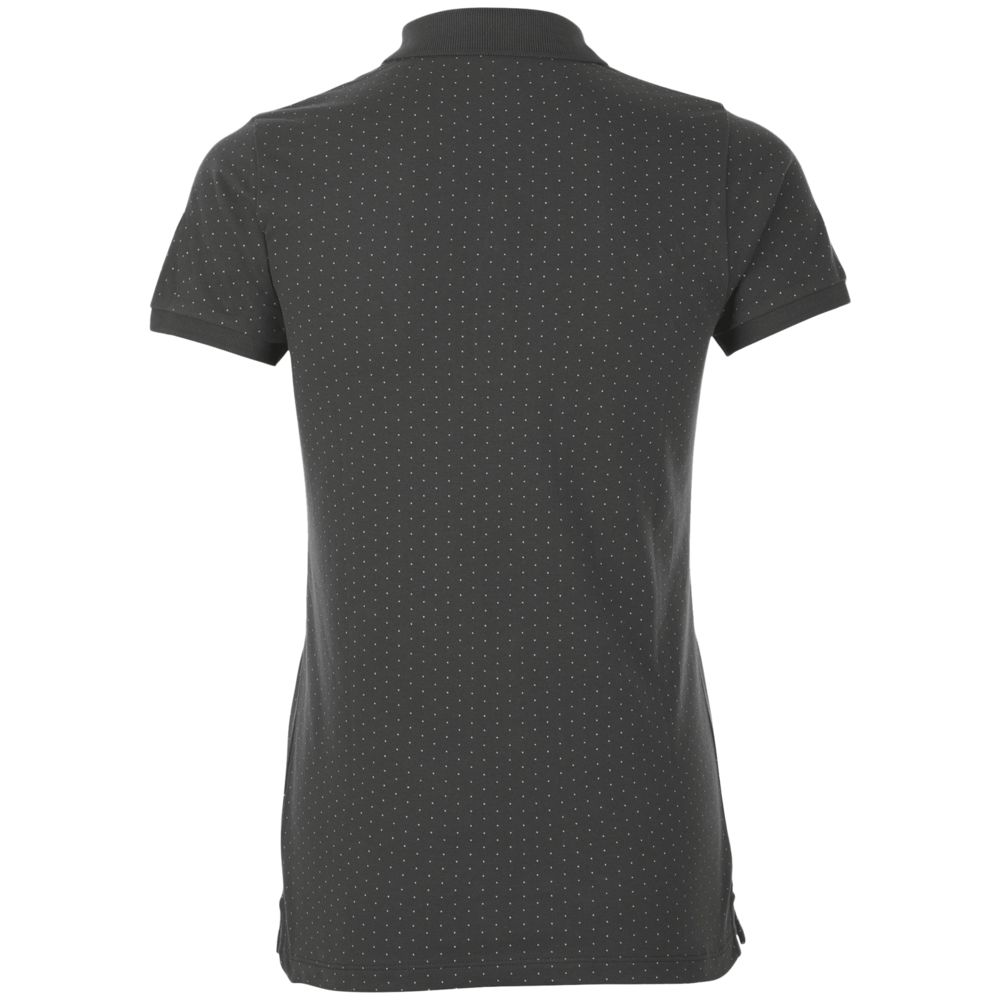 Рубашка поло женская Brandy Women, темно-серая с белым (Миниатюра WWW (1000))