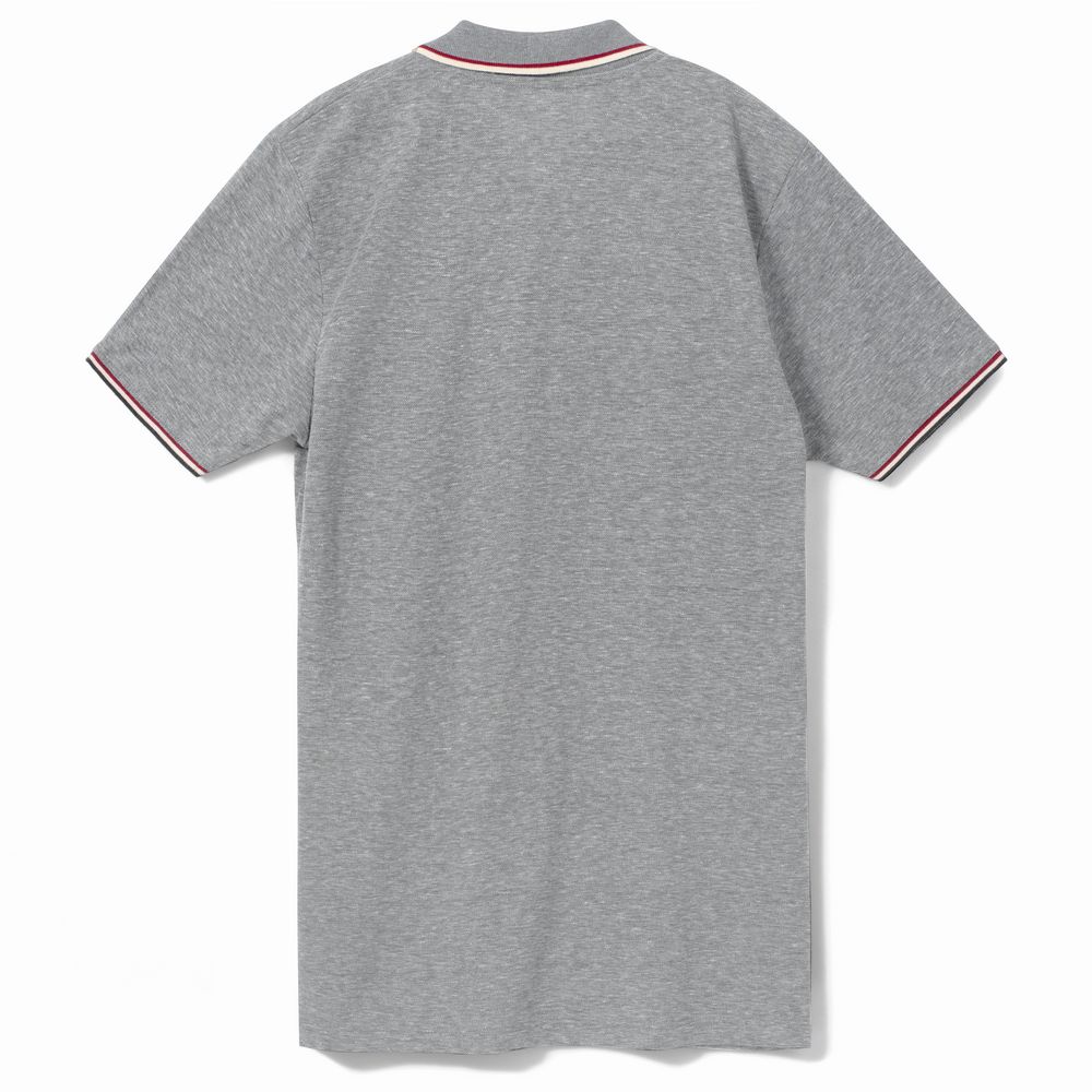 Рубашка поло мужская Paname Men, черный меланж (Миниатюра WWW (1000))