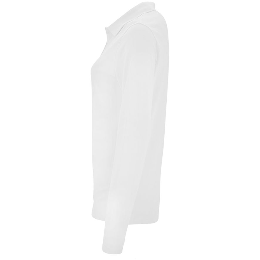 Рубашка поло женская с длинным рукавом Perfect LSL Women, белая (Миниатюра WWW (1000))