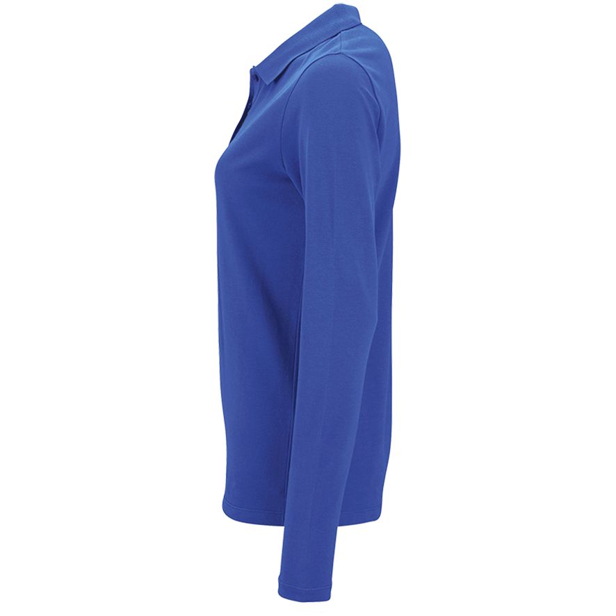 Рубашка поло женская с длинным рукавом Perfect LSL Women, ярко-синяя (Миниатюра WWW (1000))