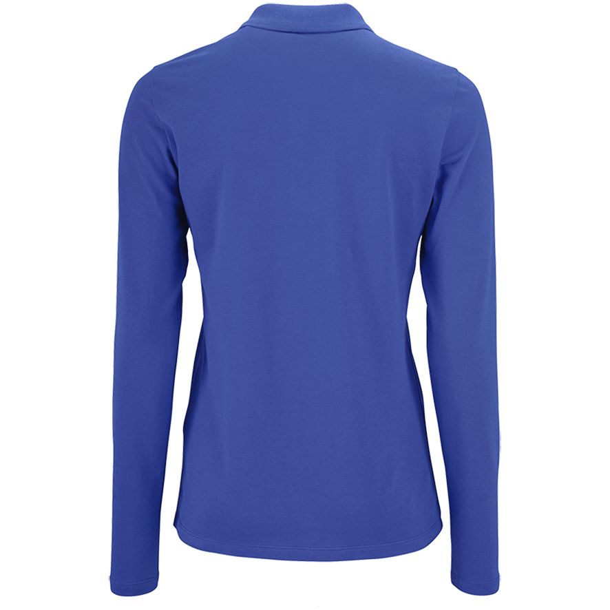 Рубашка поло женская с длинным рукавом Perfect LSL Women, ярко-синяя (Миниатюра WWW (1000))
