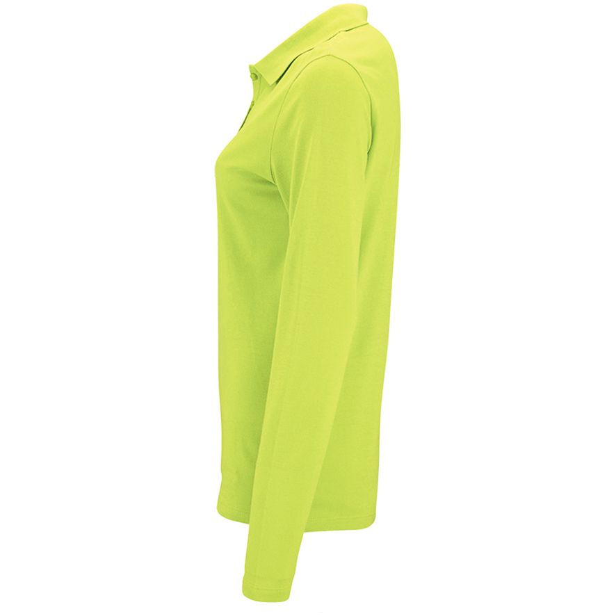 Рубашка поло женская с длинным рукавом Perfect LSL Women, зеленое яблоко (Миниатюра WWW (1000))