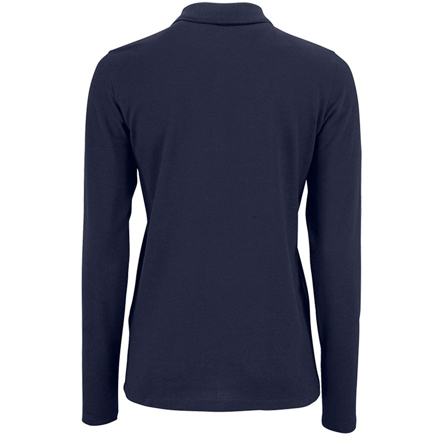 Рубашка поло женская с длинным рукавом Perfect LSL Women, темно-синяя (Миниатюра WWW (1000))