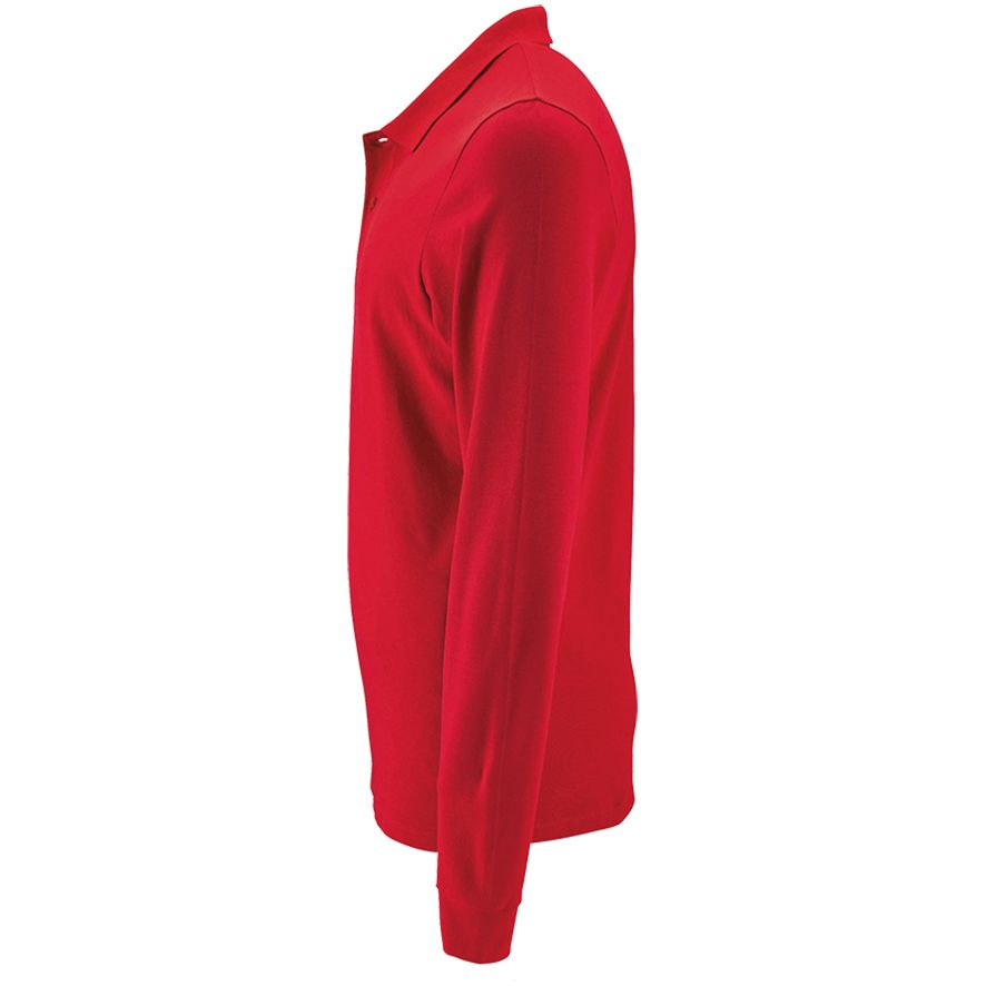 Рубашка поло мужская с длинным рукавом Perfect LSL Men, красная (Миниатюра WWW (1000))