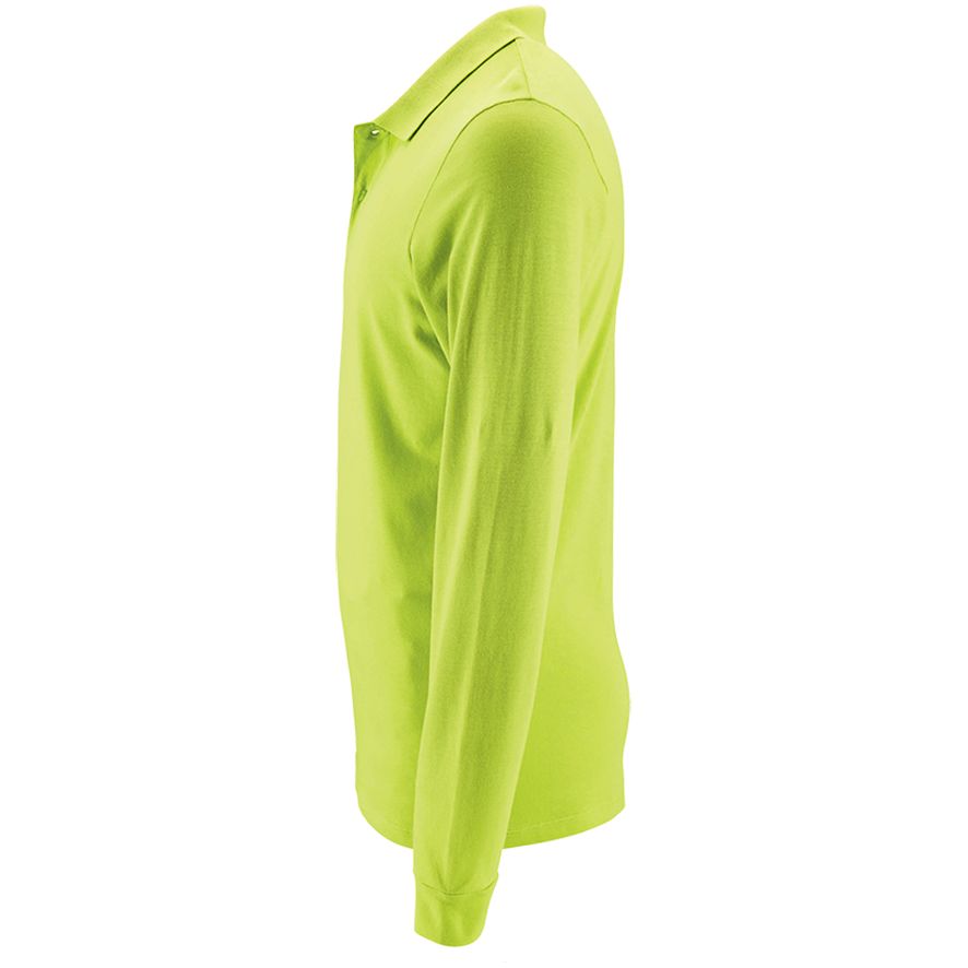 Рубашка поло мужская с длинным рукавом Perfect LSL Men, зеленое яблоко (Миниатюра WWW (1000))