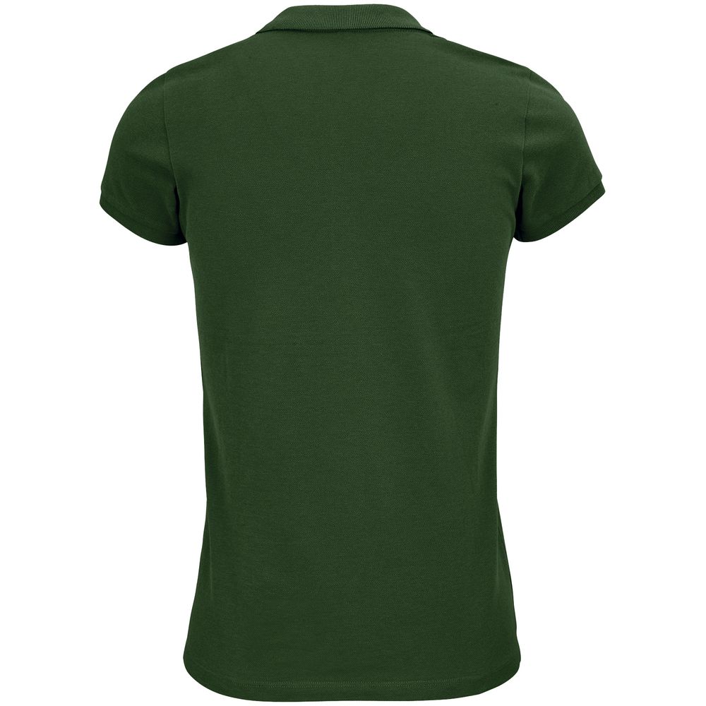 Рубашка поло женская Planet Women, темно-зеленая (Миниатюра WWW (1000))