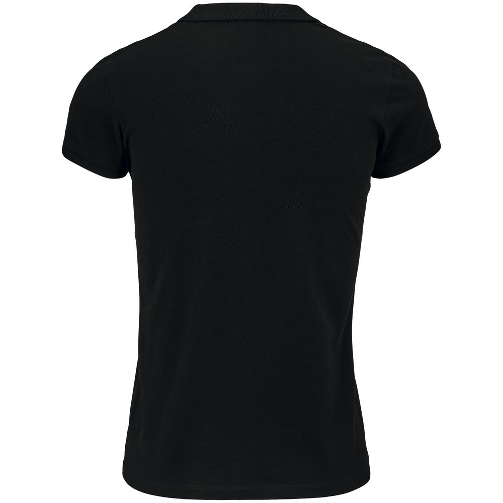 Рубашка поло женская Planet Women, черная (Миниатюра WWW (1000))