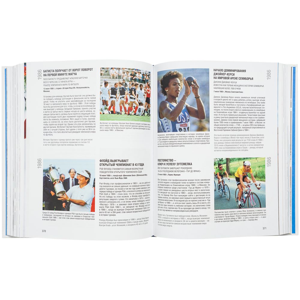 Книга «Главные спортивные рекорды планеты» (Миниатюра WWW (1000))