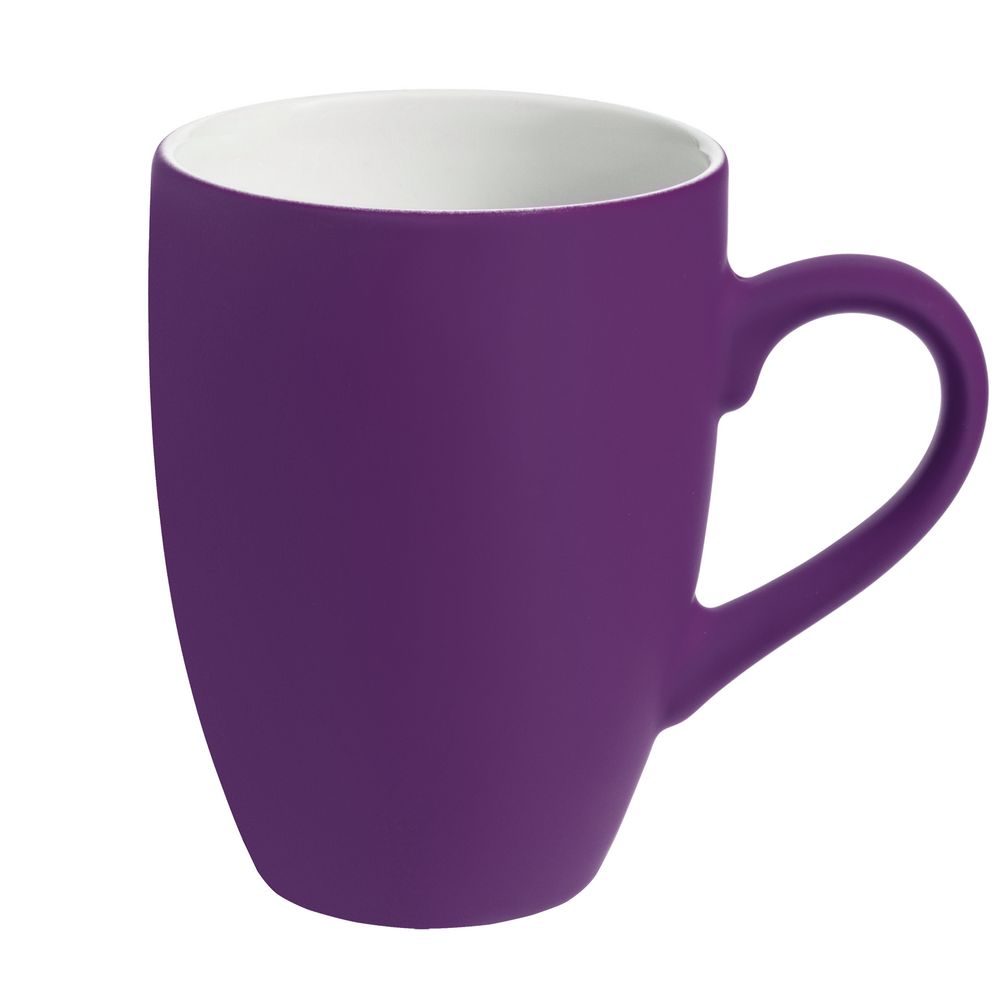 Набор кружек Good Morning c покрытием софт-тач, фиолетовый (Миниатюра WWW (1000))