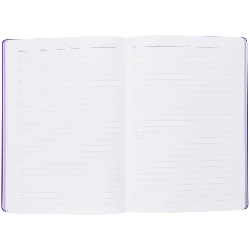 Ежедневник Flexpen, недатированный, серебристо-фиолетовый (Миниатюра WWW (1000))