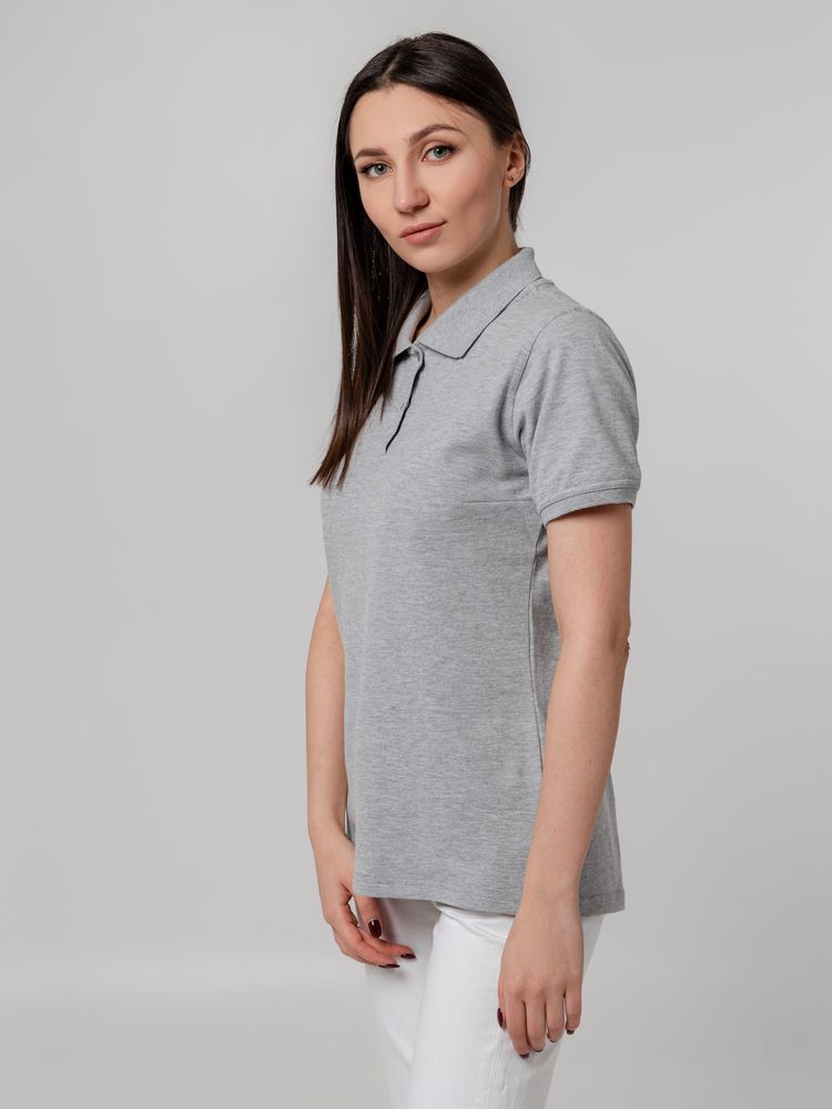 Рубашка поло женская Virma Stretch Lady, серый меланж (Миниатюра WWW (1000))