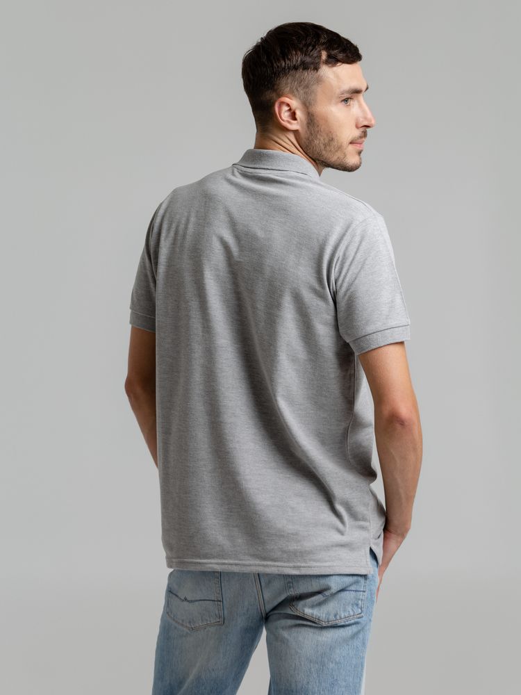 Рубашка поло мужская Virma Premium, серый меланж (Миниатюра WWW (1000))