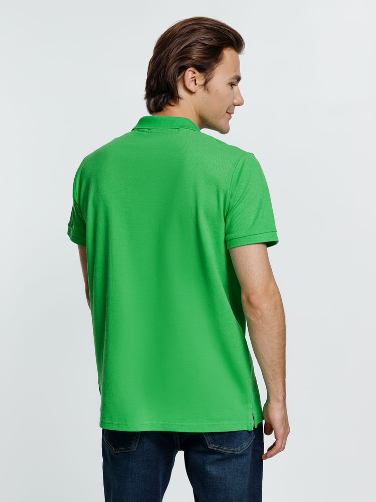 Рубашка поло мужская Virma Premium, зеленое яблоко (Миниатюра WWW (1000))