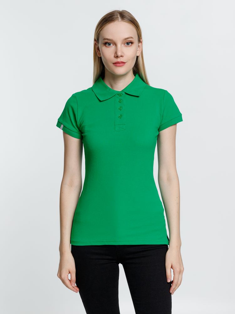 Рубашка поло женская Virma Premium Lady, зеленая (Миниатюра WWW (1000))