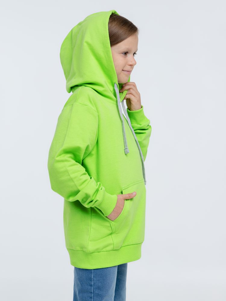 Толстовка с капюшоном детская Kirenga Kids, зеленое яблоко (Миниатюра WWW (1000))
