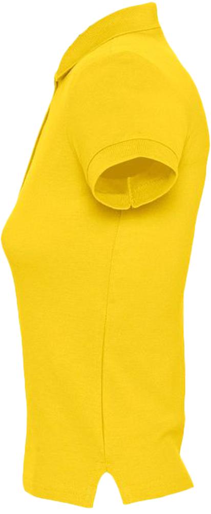 Рубашка поло женская People 210, желтая (Миниатюра WWW (1000))