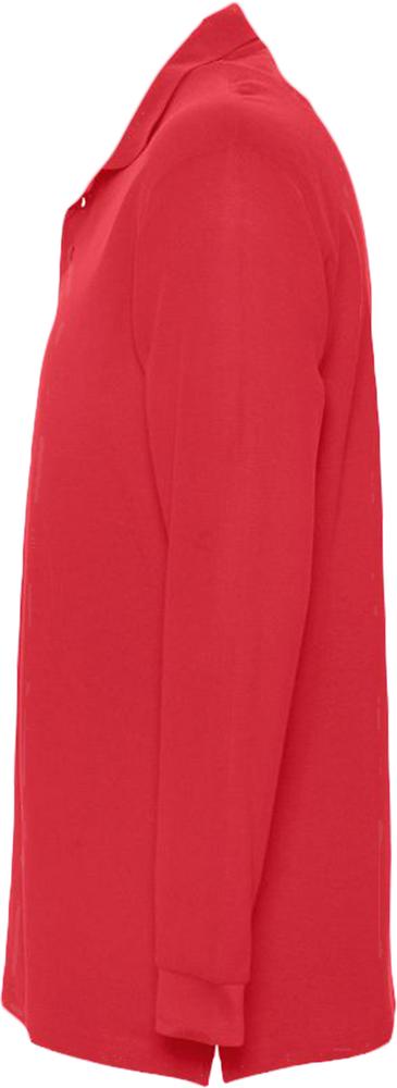 Рубашка поло мужская с длинным рукавом Star 170, красная (Миниатюра WWW (1000))