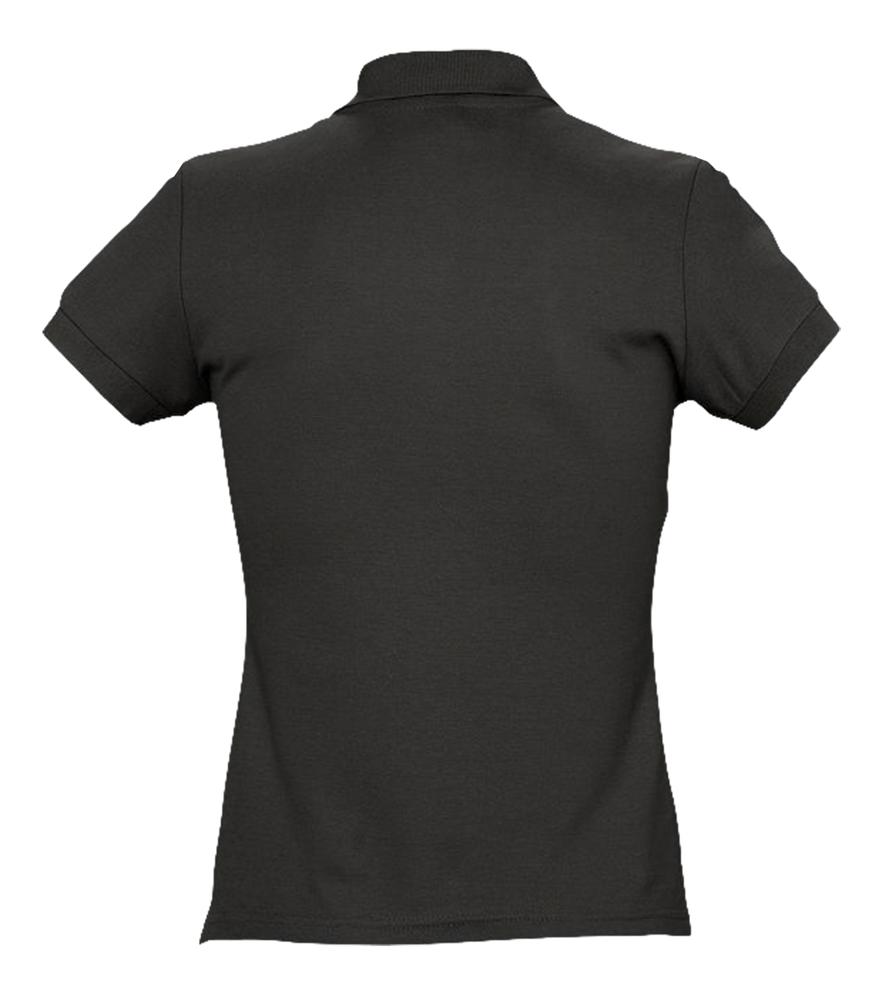 Рубашка поло женская Passion 170, черная (Миниатюра WWW (1000))