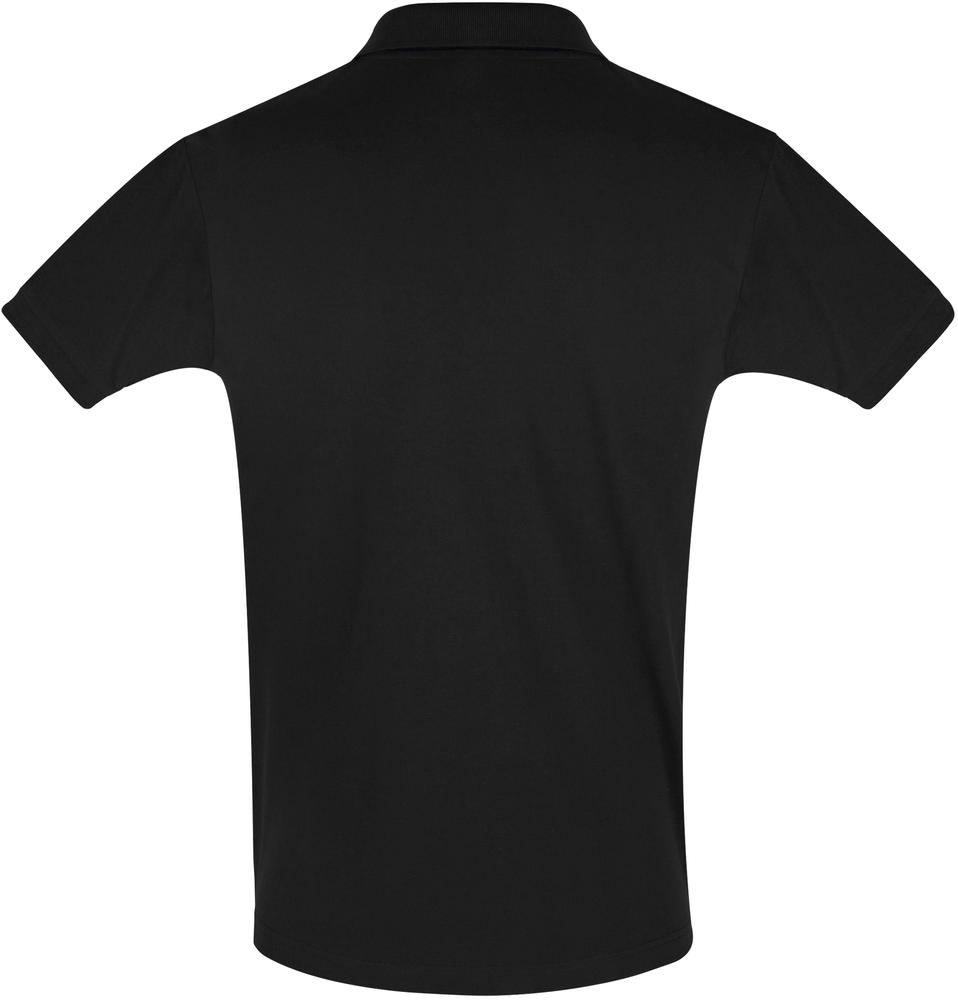 Рубашка поло мужская Perfect Men 180 черная (Миниатюра WWW (1000))