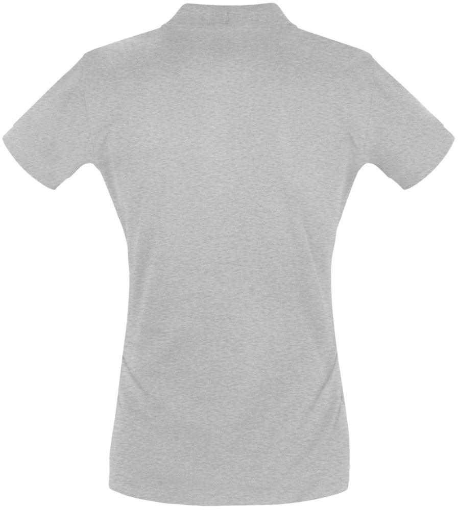 Рубашка поло женская Perfect Women 180 серый меланж (Миниатюра WWW (1000))