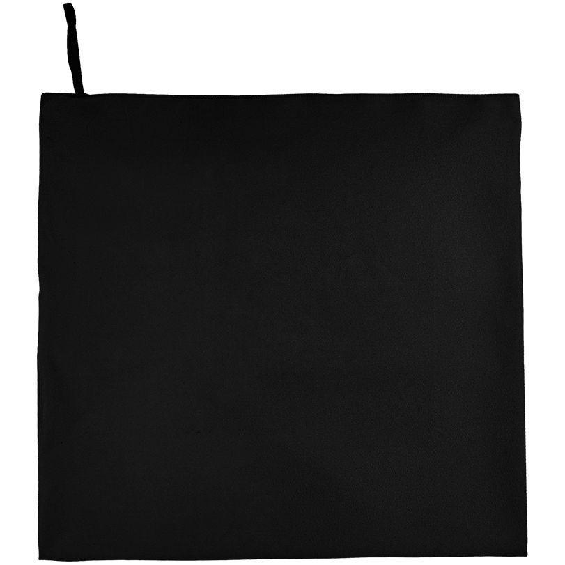 Спортивное полотенце Atoll X-Large, черное (Миниатюра WWW (1000))