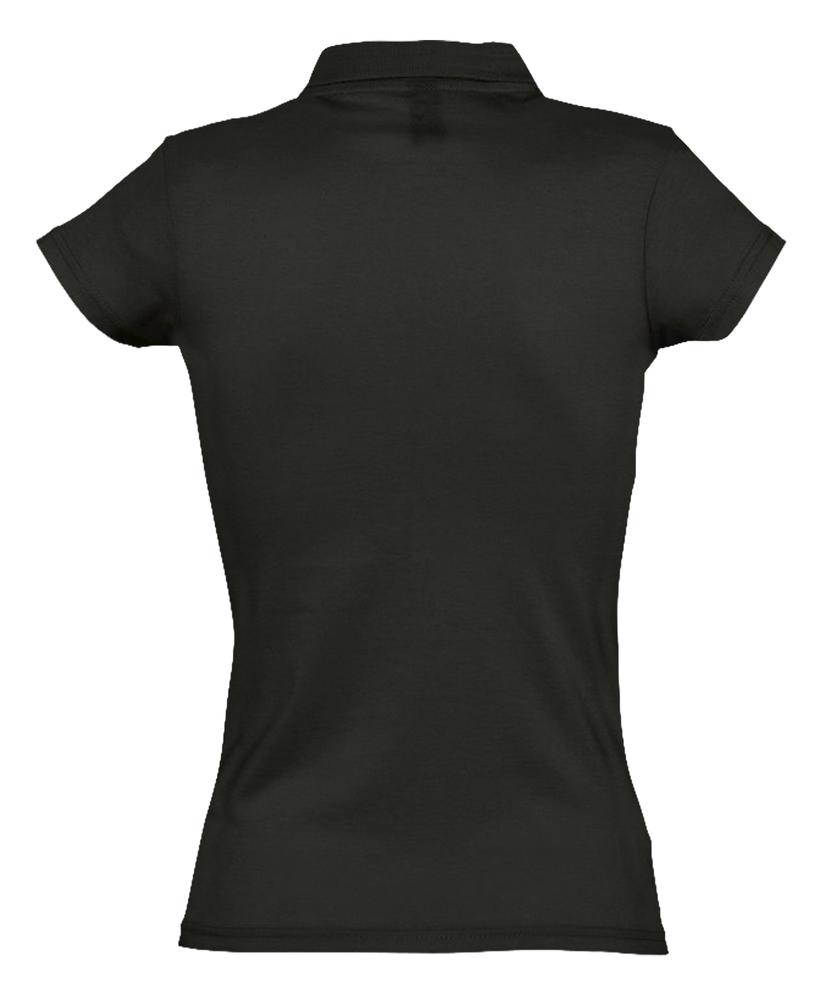 Рубашка поло женская Prescott Women 170, черная (Миниатюра WWW (1000))