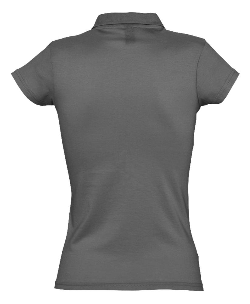 Рубашка поло женская Prescott Women 170, темно-серая (Миниатюра WWW (1000))