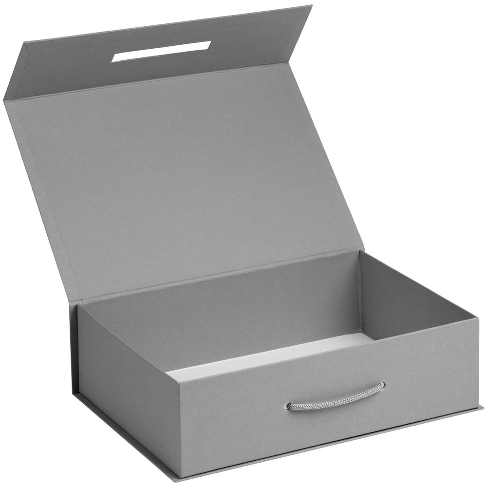 Коробка Case, подарочная, серая матовая (Миниатюра WWW (1000))