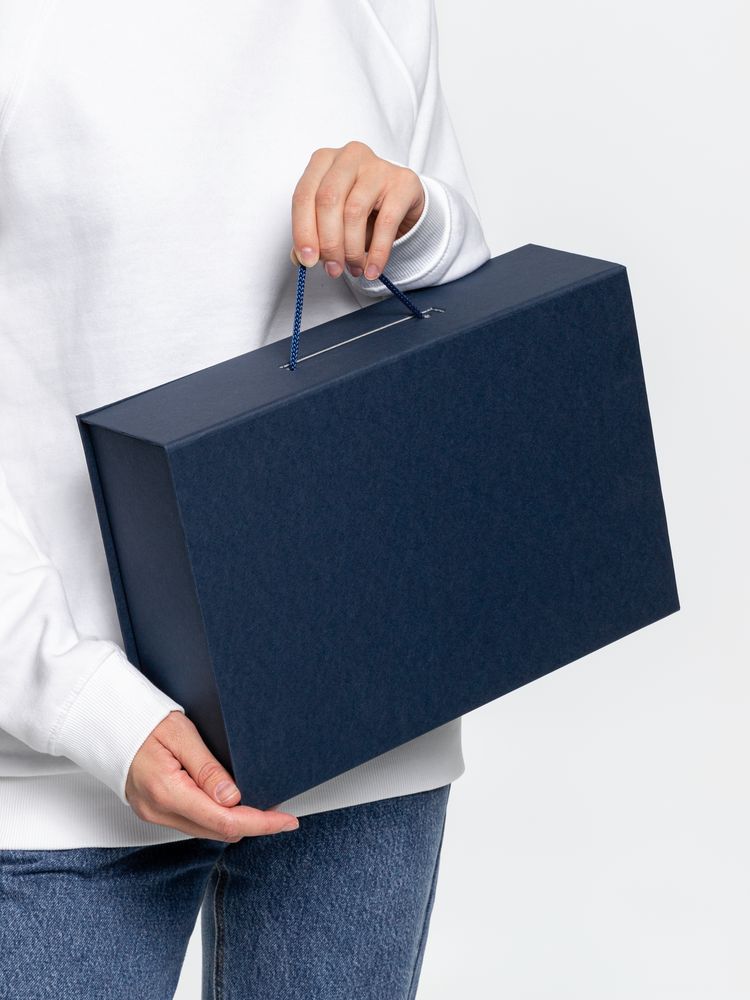 Коробка Case, подарочная, темно-синяя (Миниатюра WWW (1000))