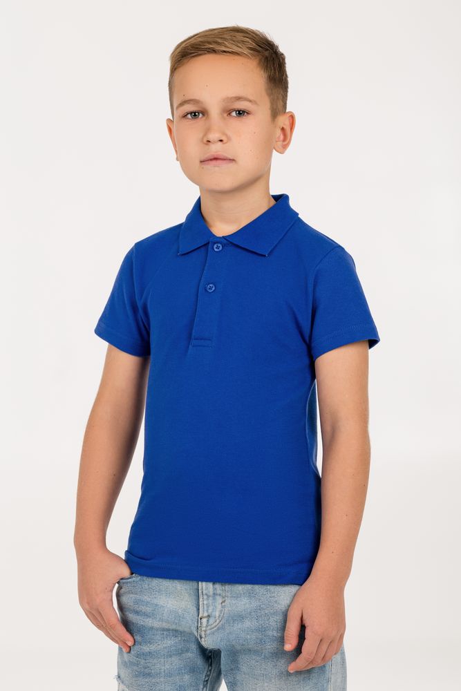Рубашка поло детская Virma Kids, ярко-синяя (Миниатюра WWW (1000))