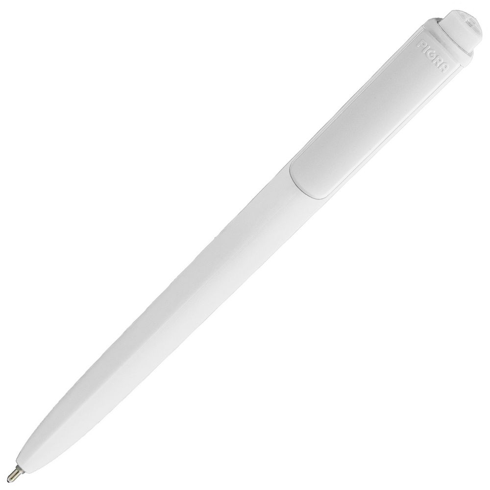 Ручка шариковая Pigra P02 Mat, белая (Миниатюра WWW (1000))