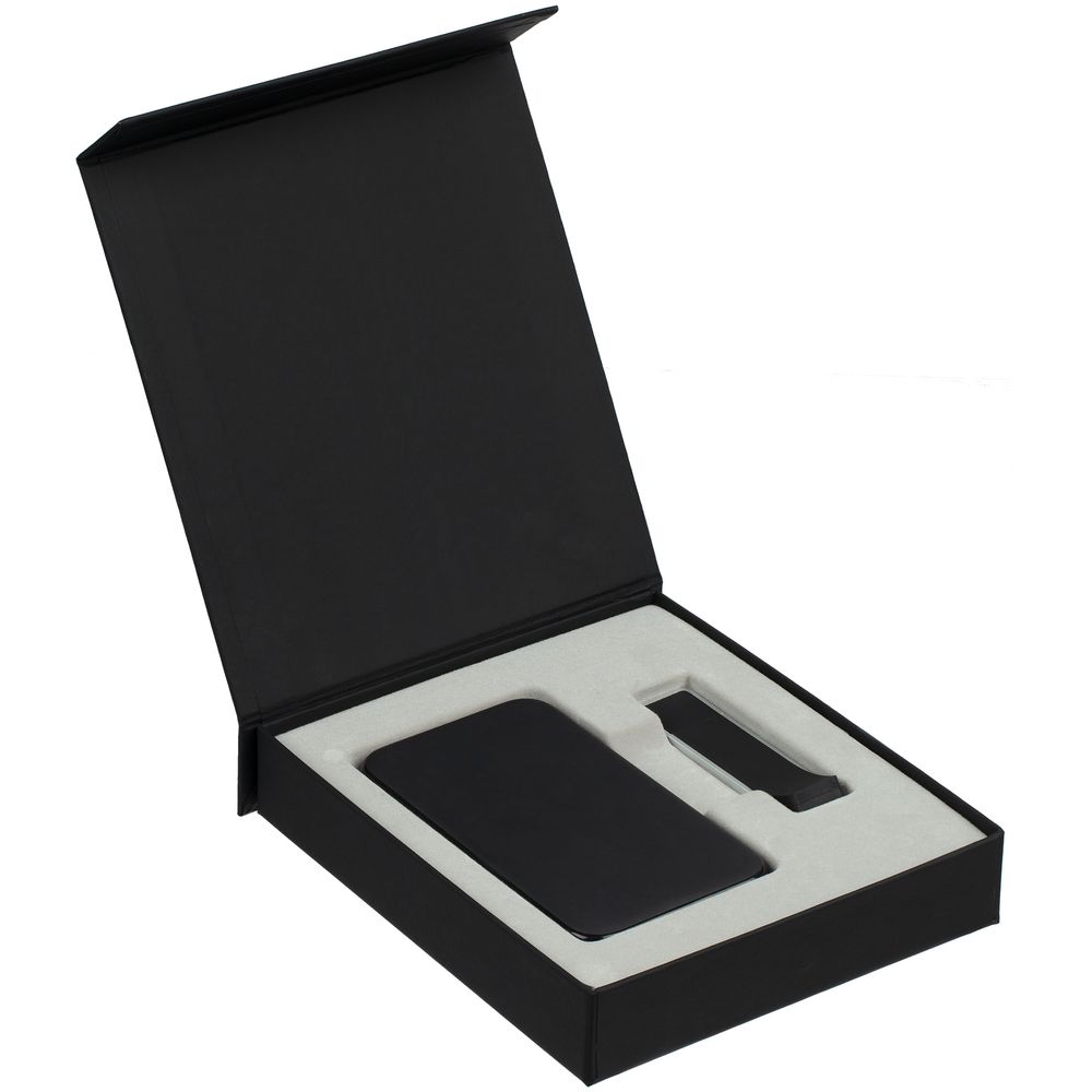 Коробка Latern для аккумулятора 5000 мАч и флешки, черная (Миниатюра WWW (1000))