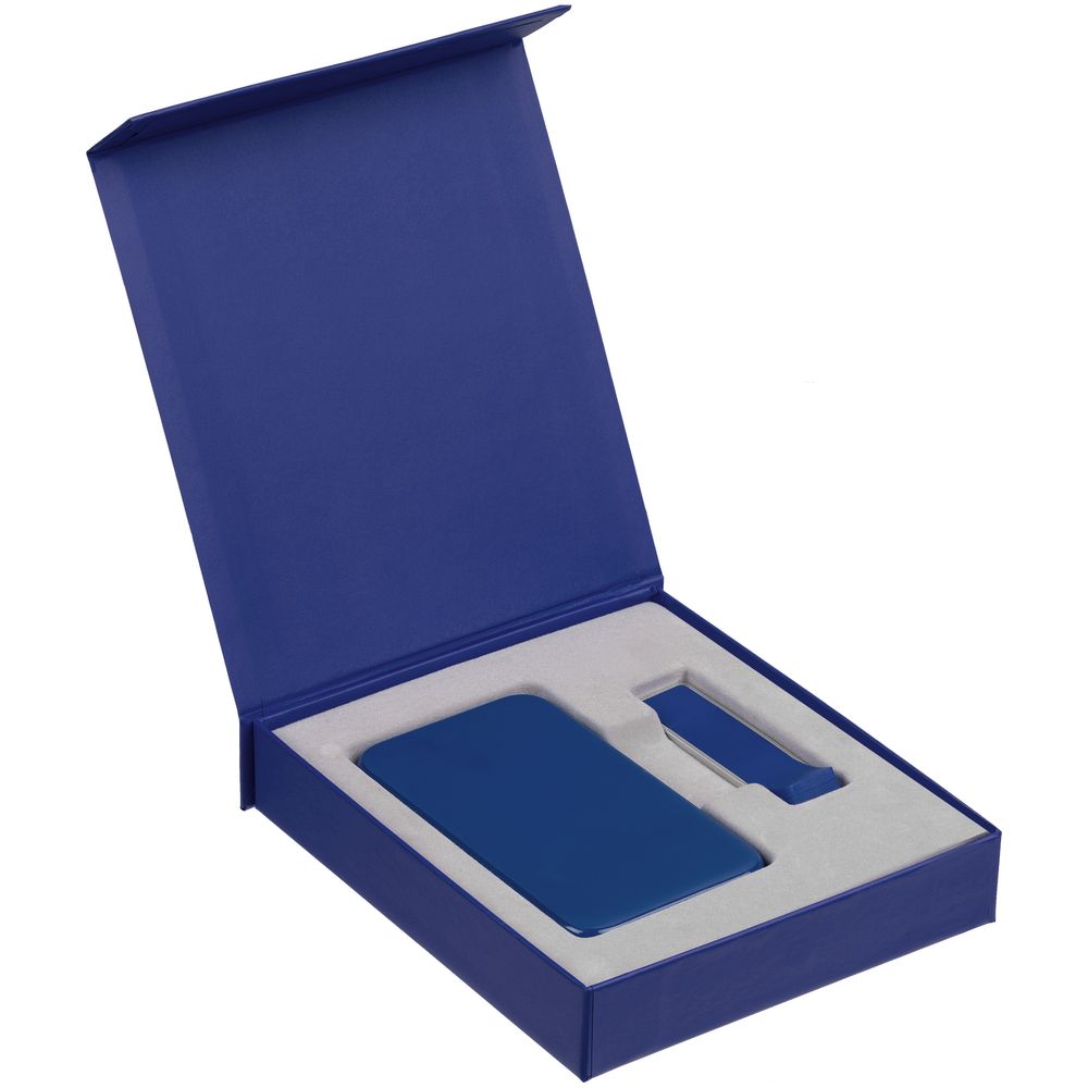 Коробка Latern для аккумулятора 5000 мАч и флешки, синяя (Миниатюра WWW (1000))