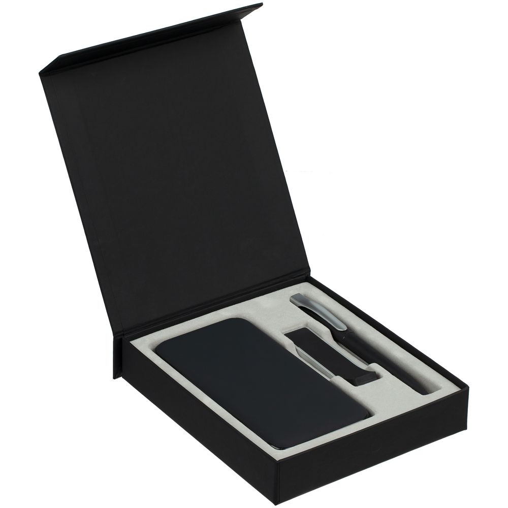 Коробка Rapture для аккумулятора 10000 мАч, флешки и ручки, черная (Миниатюра WWW (1000))