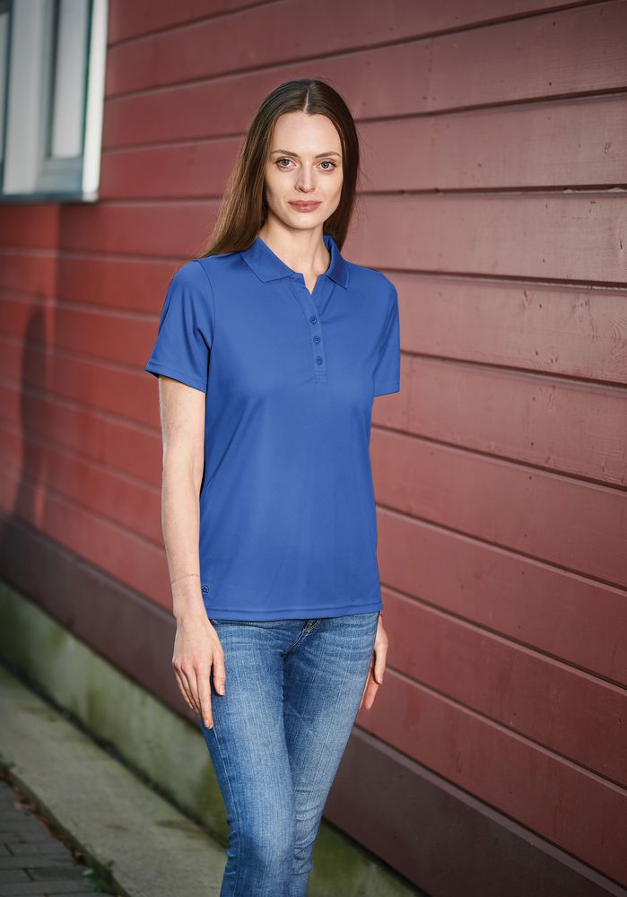 Рубашка поло женская Eclipse H2X-Dry, синяя (Миниатюра WWW (1000))