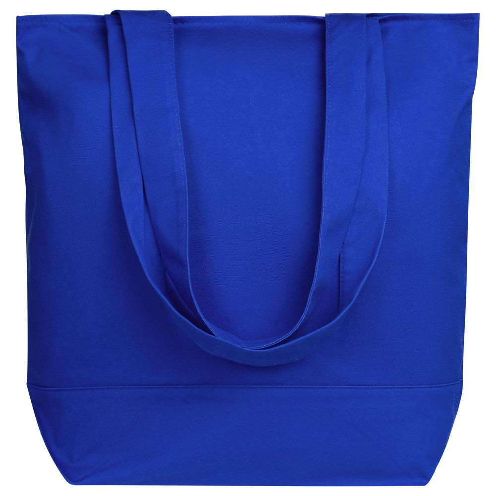 Сумка для покупок на молнии Shopaholic Zip, синяя (Миниатюра WWW (1000))