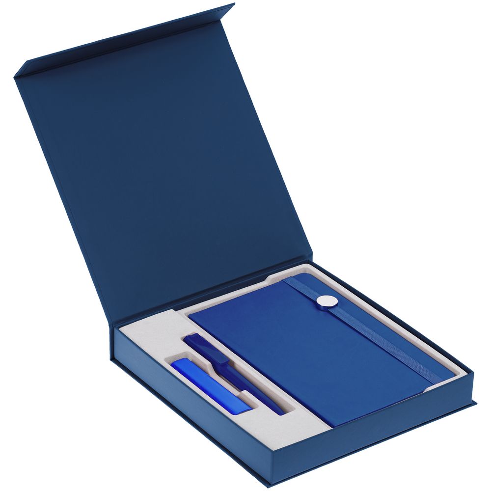 Коробка Arbor под ежедневник, аккумулятор и ручку, синяя (Миниатюра WWW (1000))