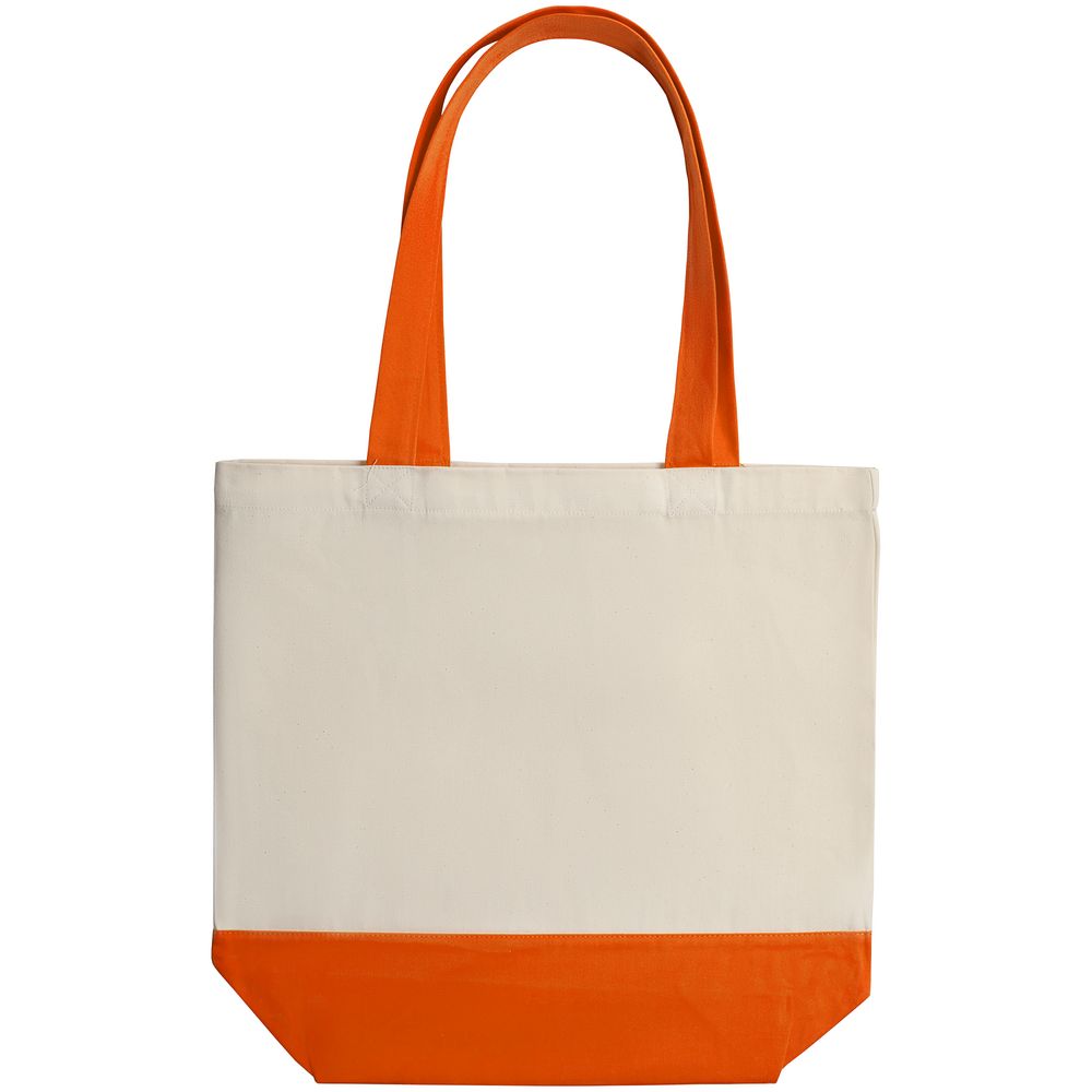 Холщовая сумка Shopaholic, оранжевая (Миниатюра WWW (1000))
