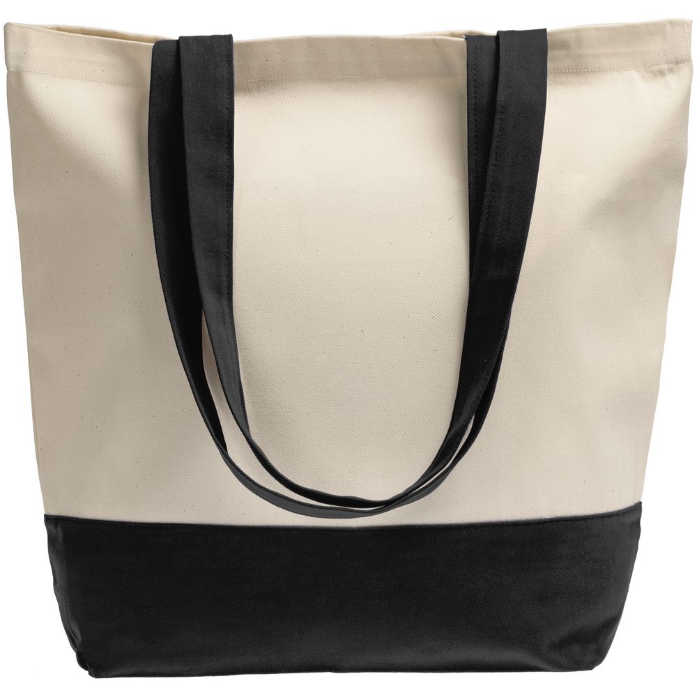 Холщовая сумка Shopaholic, черная (Миниатюра WWW (1000))