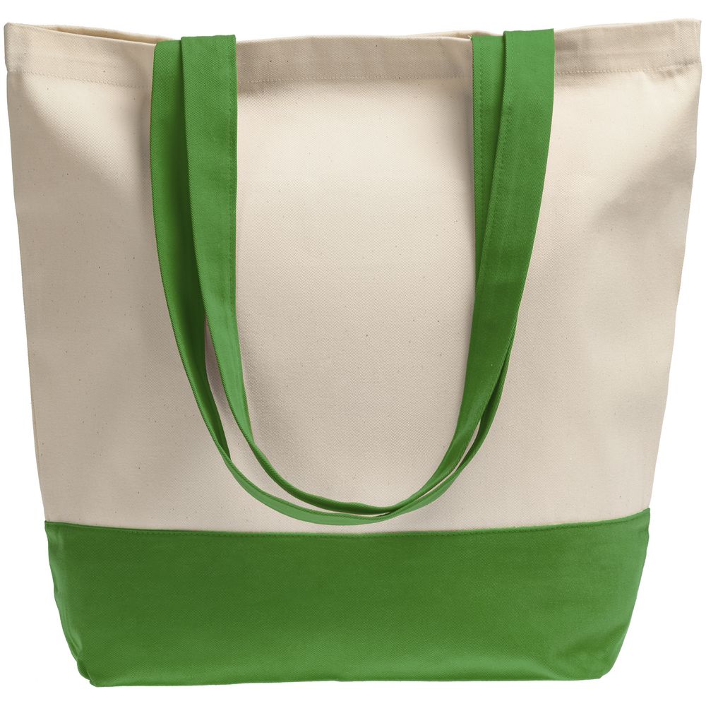 Холщовая сумка Shopaholic, ярко-зеленая (Миниатюра WWW (1000))