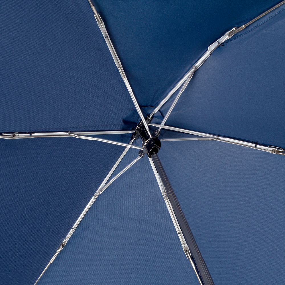 Зонт складной Carbonsteel Slim, темно-синий (Миниатюра WWW (1000))