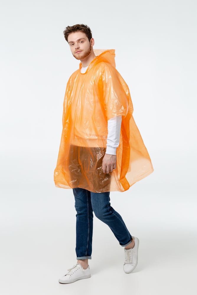 Дождевик-пончо RainProof, оранжевый (Миниатюра WWW (1000))