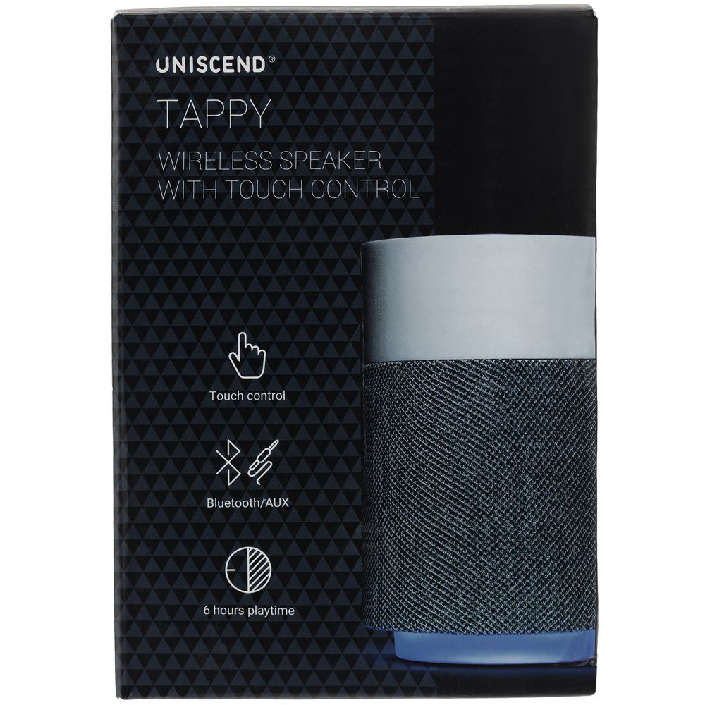 Беспроводная колонка Uniscend Tappy, черная (Миниатюра WWW (1000))