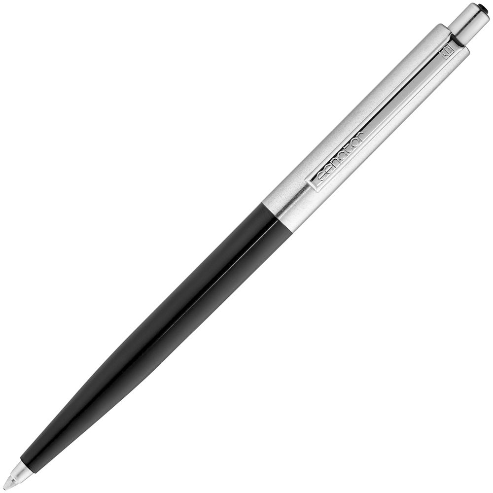 Ручка шариковая Senator Point Metal, черная (Миниатюра WWW (1000))