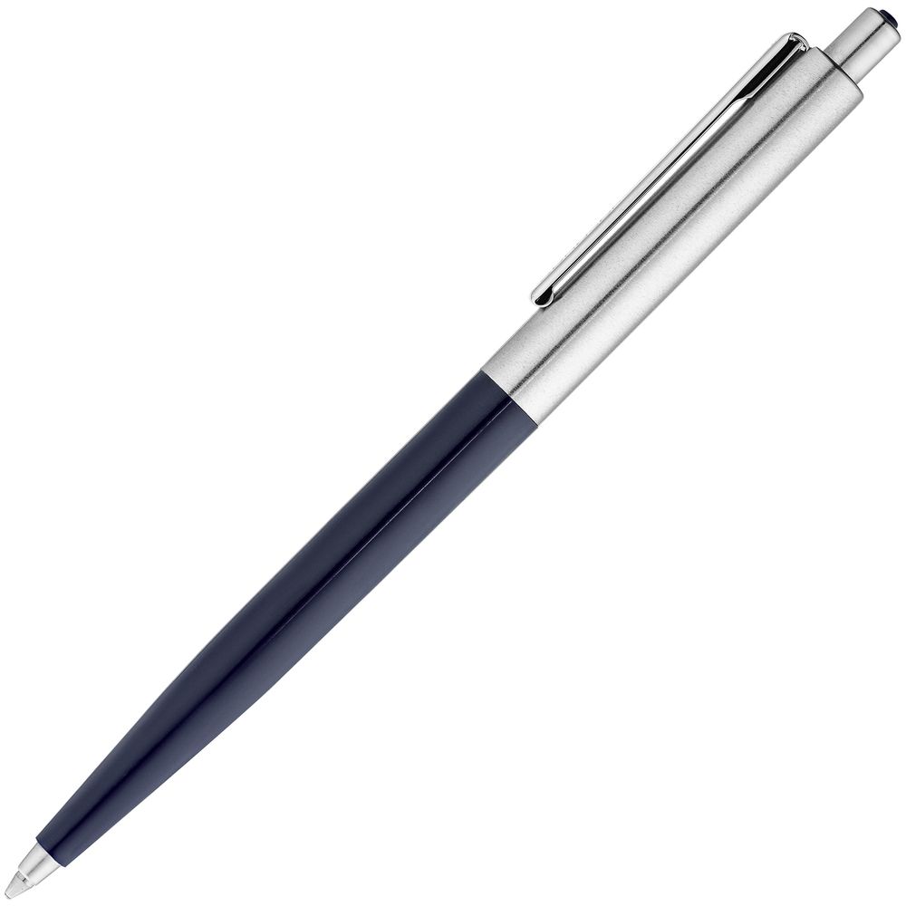 Ручка шариковая Senator Point Metal, темно-синяя (Миниатюра WWW (1000))