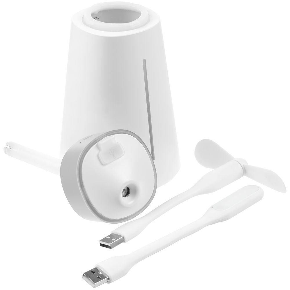 Увлажнитель воздуха с вентилятором и лампой airCan, белый (Миниатюра WWW (1000))