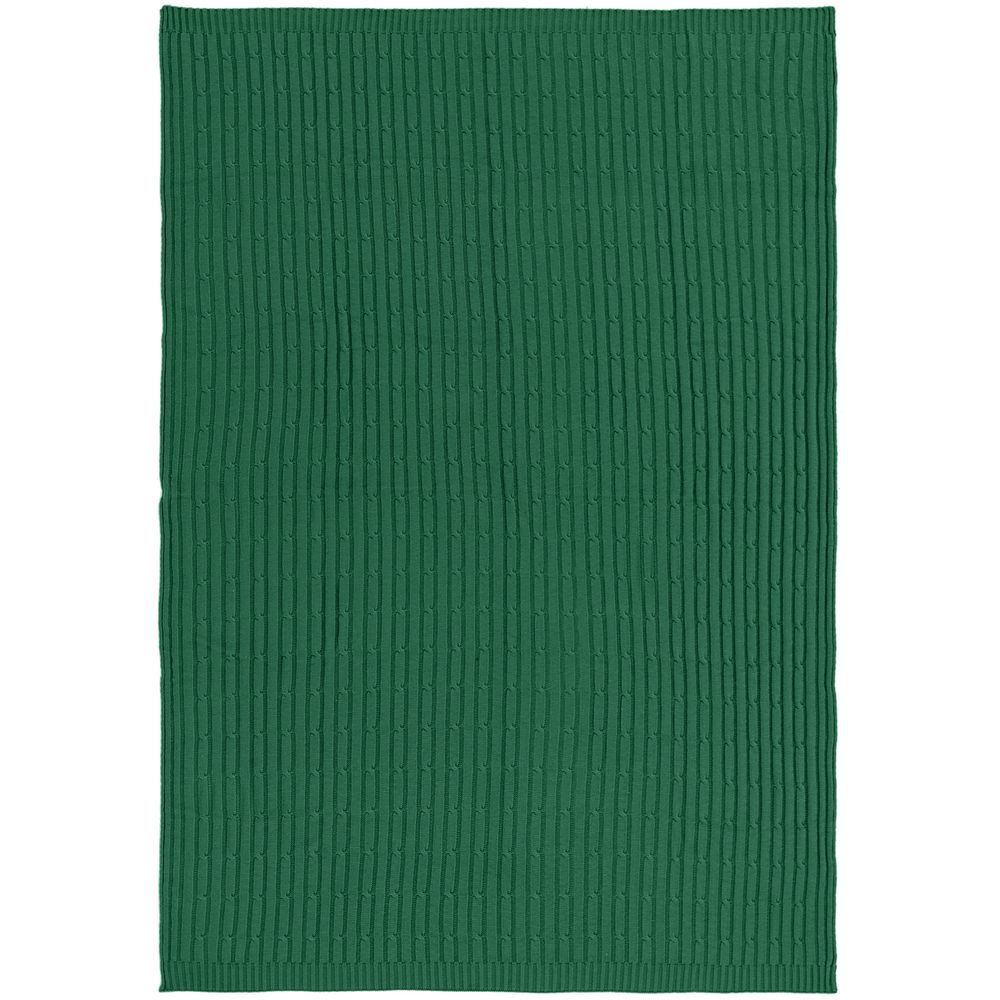 Плед Remit, темно-зеленый (Миниатюра WWW (1000))