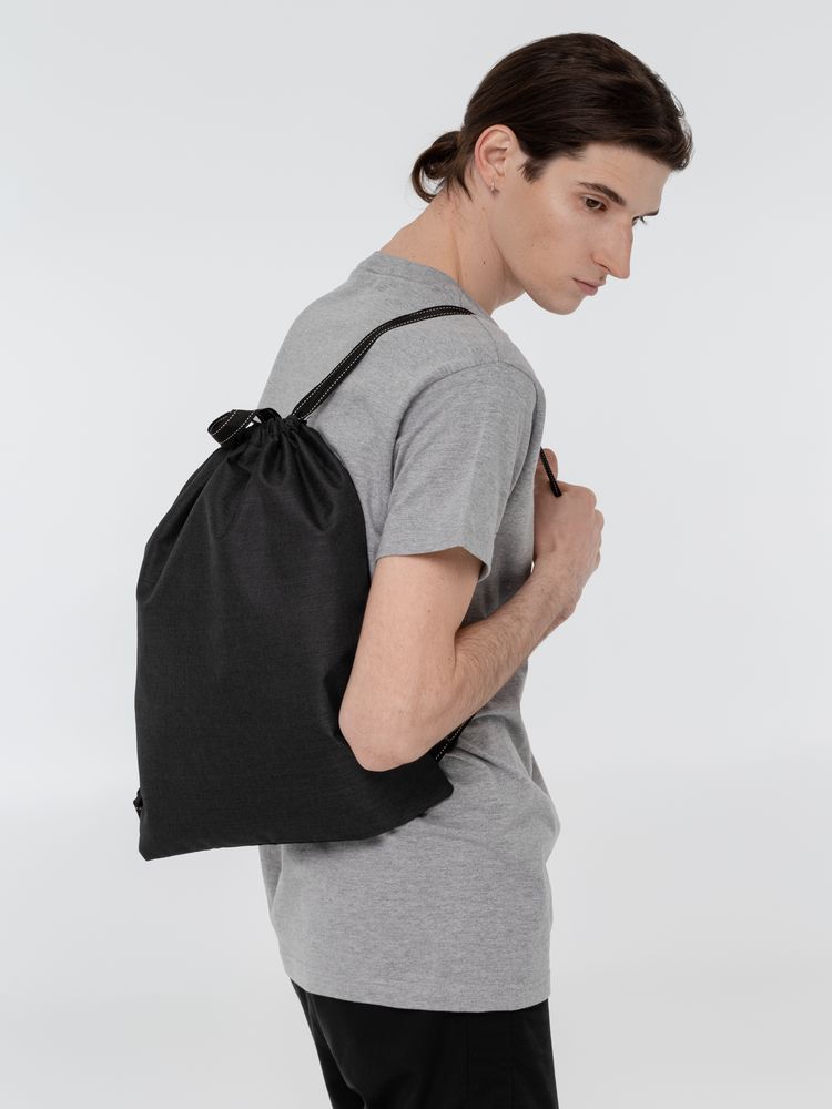 Рюкзак-мешок Melango, черный (Миниатюра WWW (1000))